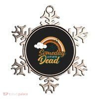 Someday We'll All Be Dead Retro Rainbow Ornament thumb 0