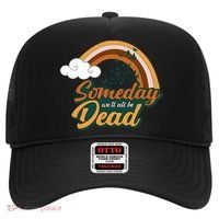 Someday We'll All Be Dead Retro Rainbow Hat thumb 0