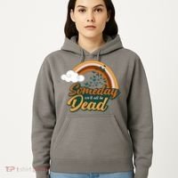Someday We'll All Be Dead Retro Rainbow Hoodie thumb 5