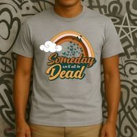 Someday We'll All Be Dead Retro Rainbow T-Shirt thumb 3