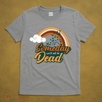 Someday We'll All Be Dead Retro Rainbow T-Shirt thumb 5