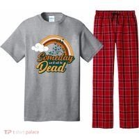 Someday We'll All Be Dead Retro Rainbow Pajama Set thumb 0