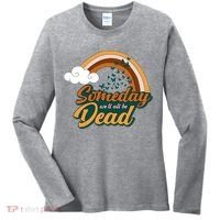 Someday We'll All Be Dead Retro Rainbow Women's Long Sleeve Shirt thumb 0
