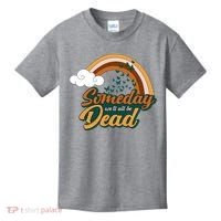Someday We'll All Be Dead Retro Rainbow Kids T-Shirt thumb 0