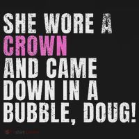 She Wore A Crown And Came Down In A Bubble Doug! Women Women's Hoodie thumb 2