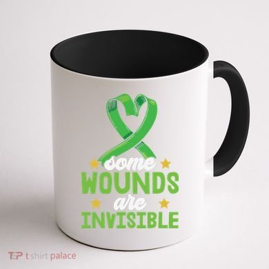 Some Wounds Are Invisible Mental Health Matters Coffee Mug back