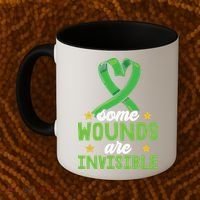 Some Wounds Are Invisible Mental Health Matters Coffee Mug thumb 2