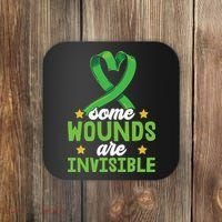 Some Wounds Are Invisible Mental Health Matters Coaster thumb 0