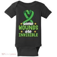 Some Wounds Are Invisible Mental Health Matters Baby Bodysuit thumb 0