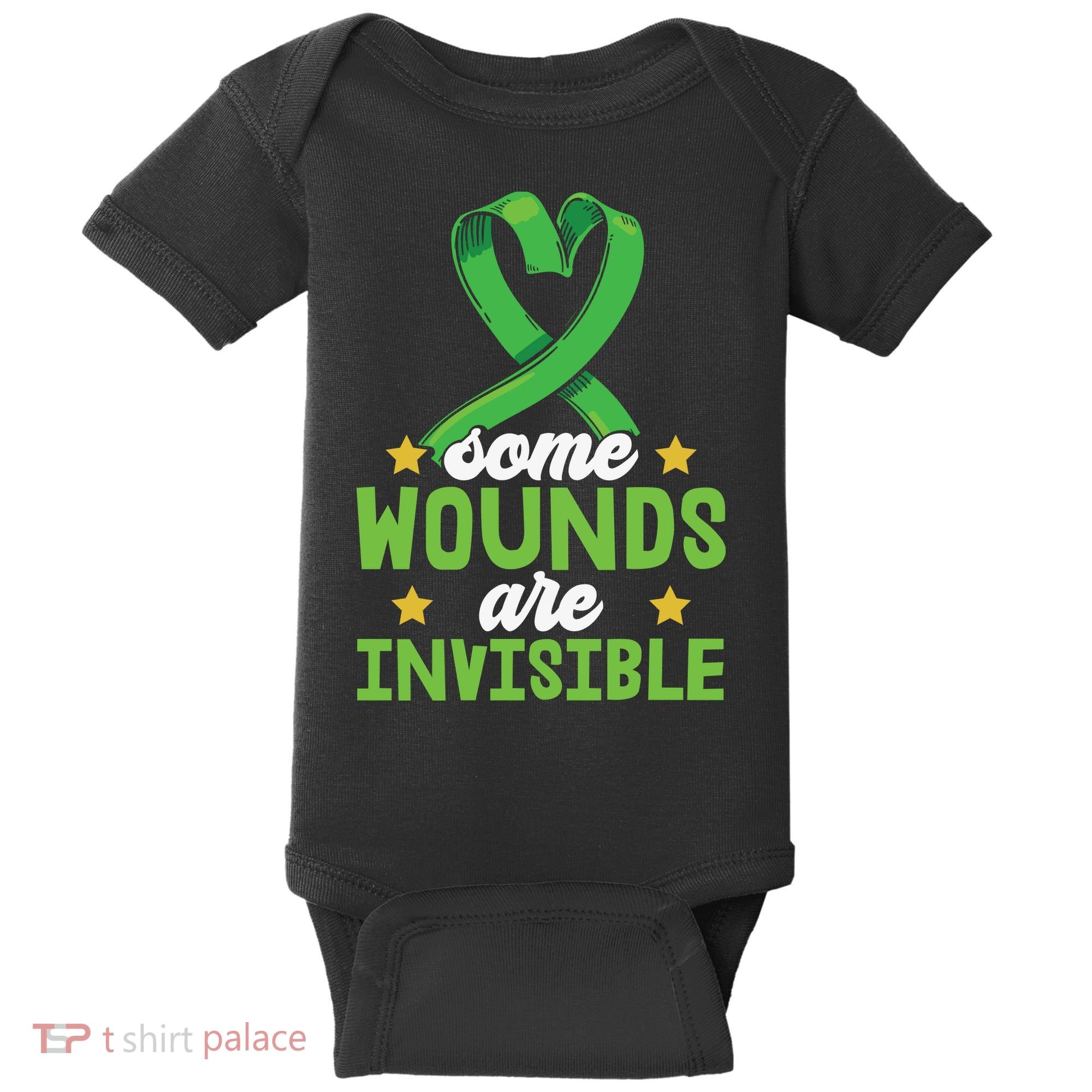 Some Wounds Are Invisible Mental Health Matters Baby Bodysuit