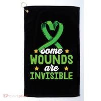 Some Wounds Are Invisible Mental Health Matters Golf Towel thumb 0