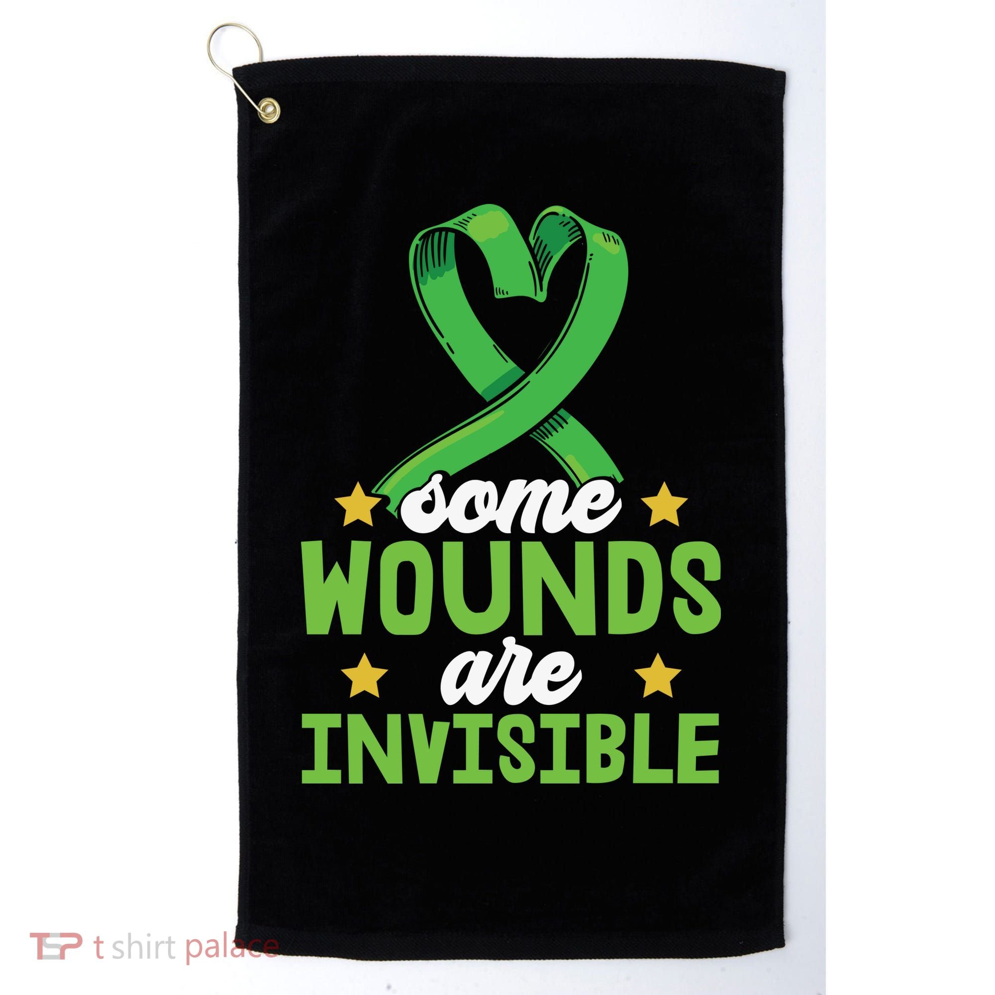 Some Wounds Are Invisible Mental Health Matters Golf Towel