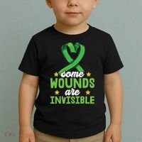 Some Wounds Are Invisible Mental Health Matters Toddler T-Shirt thumb 2