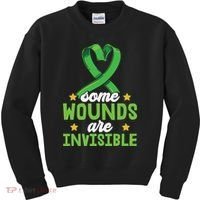 Some Wounds Are Invisible Mental Health Matters Kids Sweatshirt thumb 0