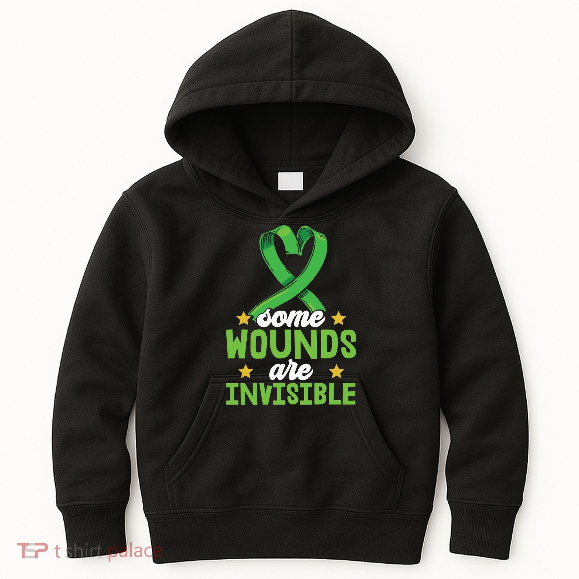 Some Wounds Are Invisible Mental Health Matters Kids Hoodie