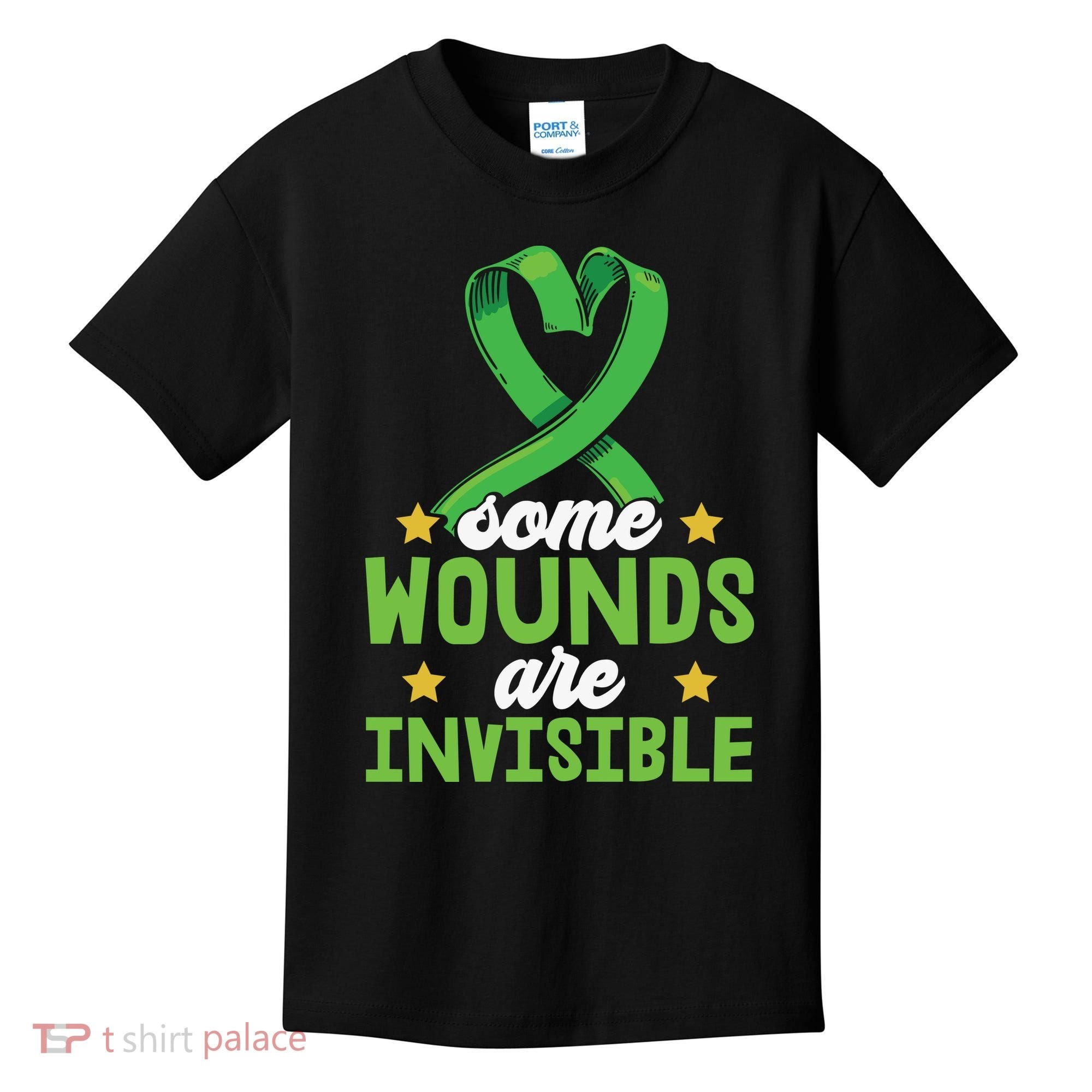 Some Wounds Are Invisible Mental Health Matters Kids T-Shirt