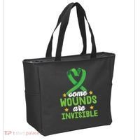Some Wounds Are Invisible Mental Health Matters Tote Bag thumb 2