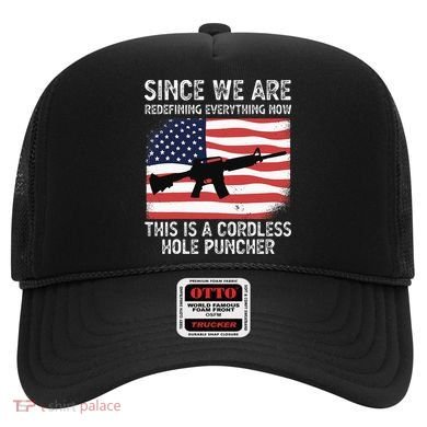 Since We Are Redefining Everything Now Usa Veterans Day Guns Hat