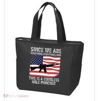 Since We Are Redefining Everything Now Usa Veterans Day Guns Tote Bag thumb 3