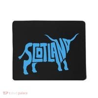 Scotland Word Art Funny Scottish Bull Animal Mousepad thumb 0