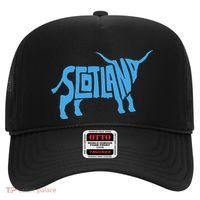 Scotland Word Art Funny Scottish Bull Animal Hat thumb 0