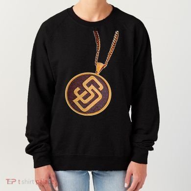 Swag Chain San Diego Baseball Home Run Women's Sweatshirt