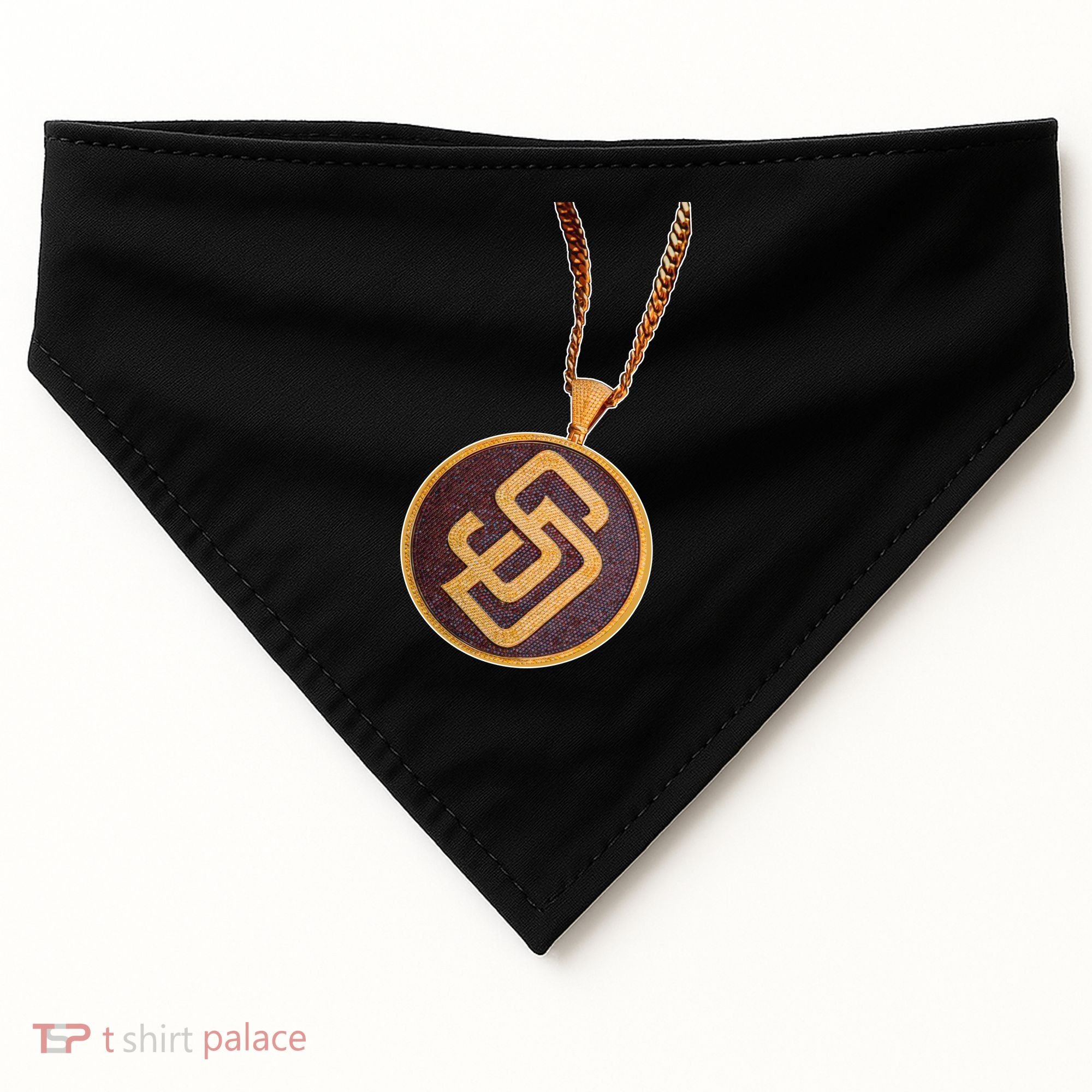 Swag Chain San Diego Baseball Home Run USA-Made Doggie Bandana
