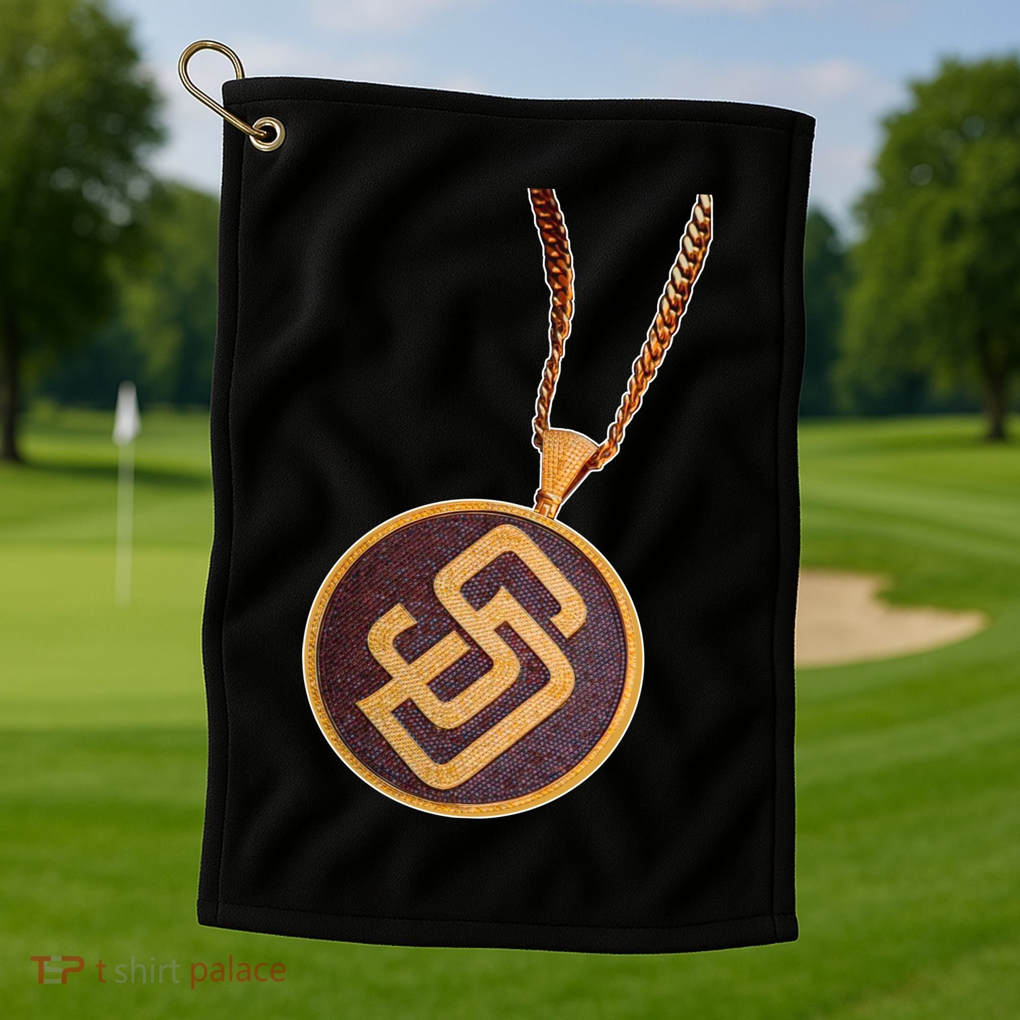 Swag Chain San Diego Baseball Home Run Golf Towel
