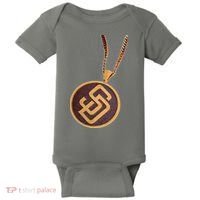 Swag Chain San Diego Baseball Home Run Baby Bodysuit thumb 0