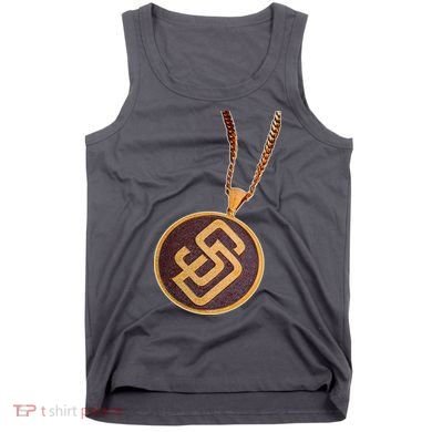 Swag Chain San Diego Baseball Home Run Tank Top