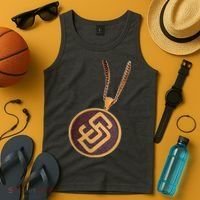Swag Chain San Diego Baseball Home Run Tank Top thumb 4