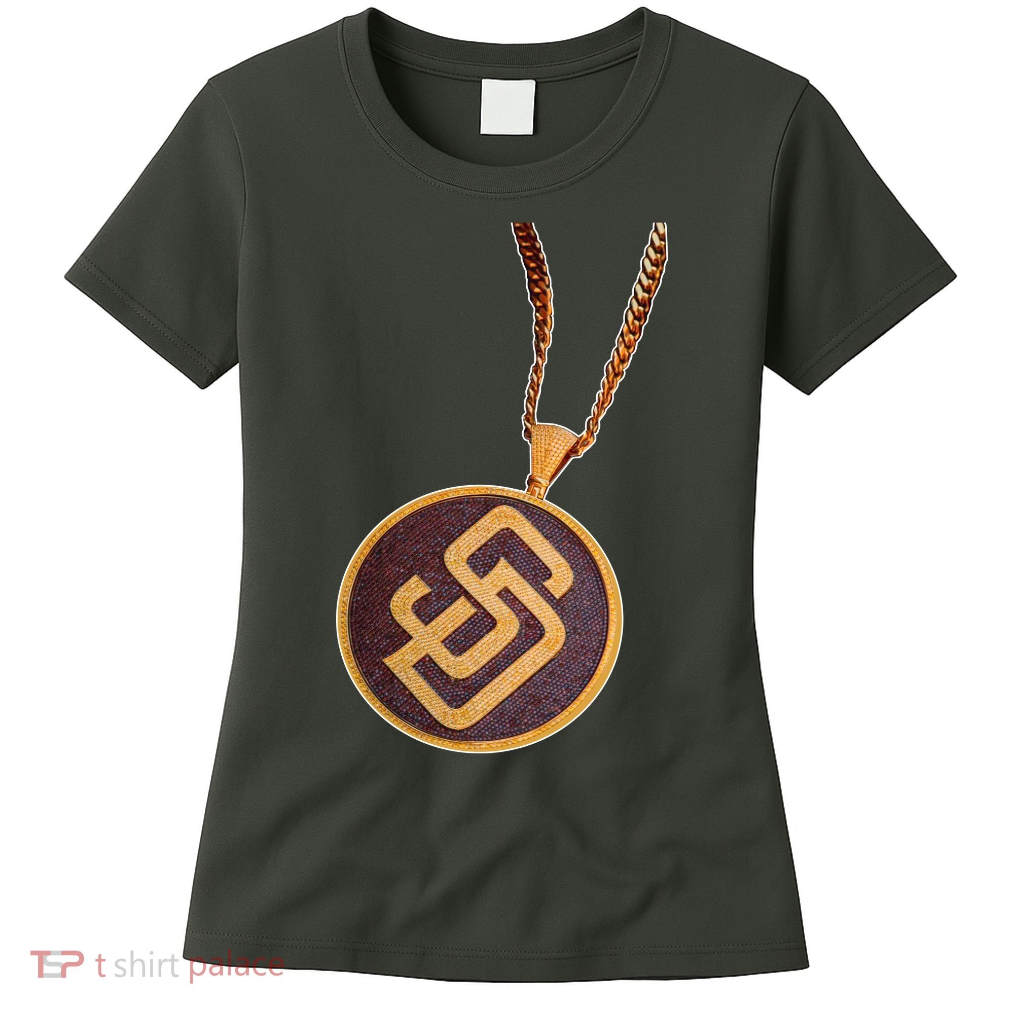 Swag Chain San Diego Baseball Home Run Women's T-Shirt
