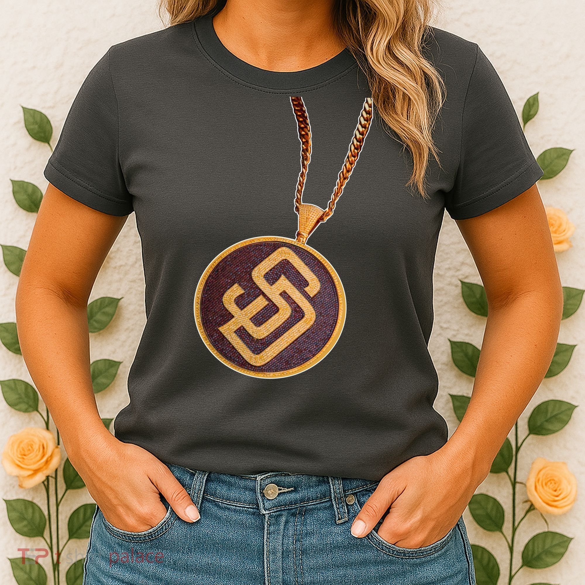 Swag Chain San Diego Baseball Home Run Women's T-Shirt