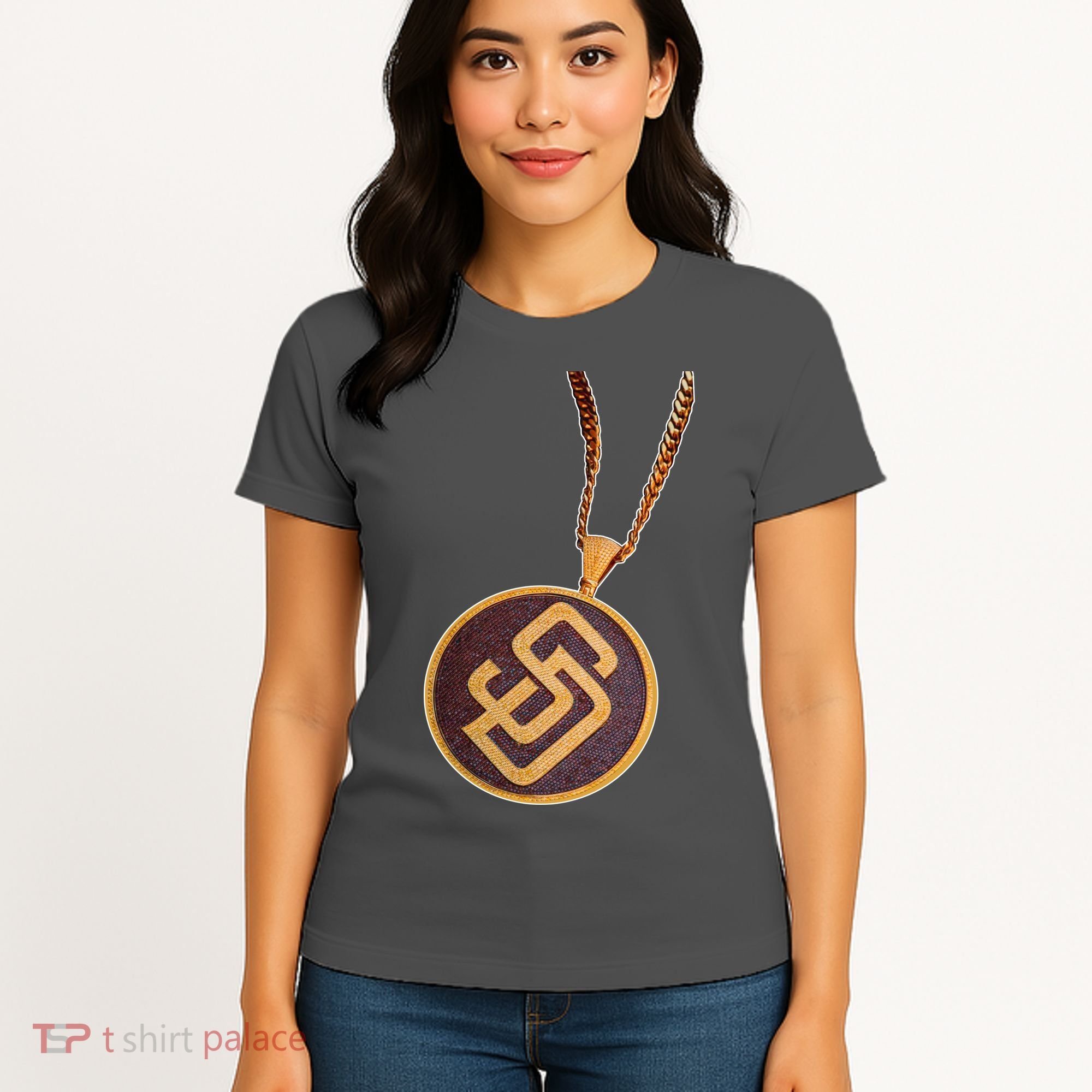 Swag Chain San Diego Baseball Home Run Women's T-Shirt