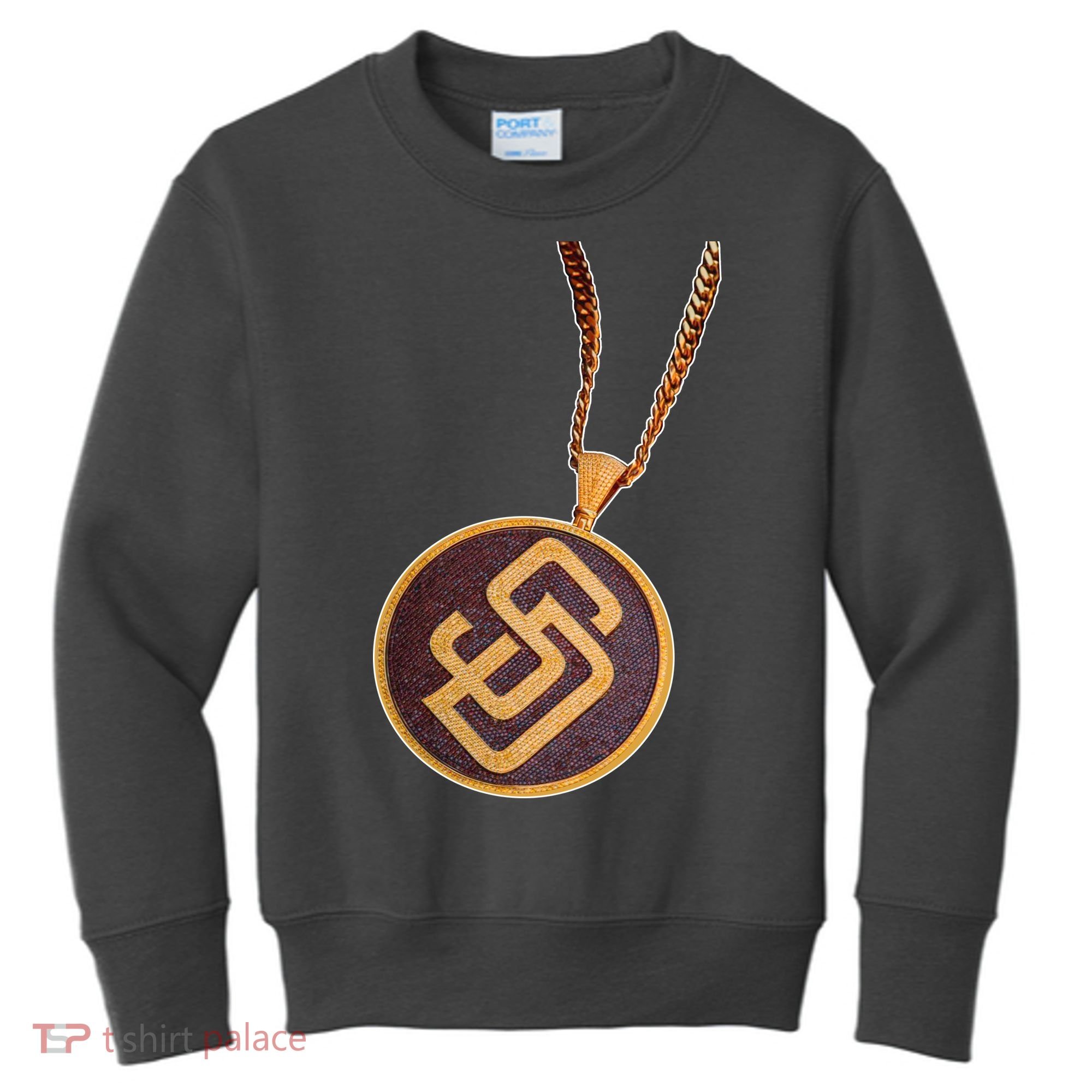 Swag Chain San Diego Baseball Home Run Kids Sweatshirt