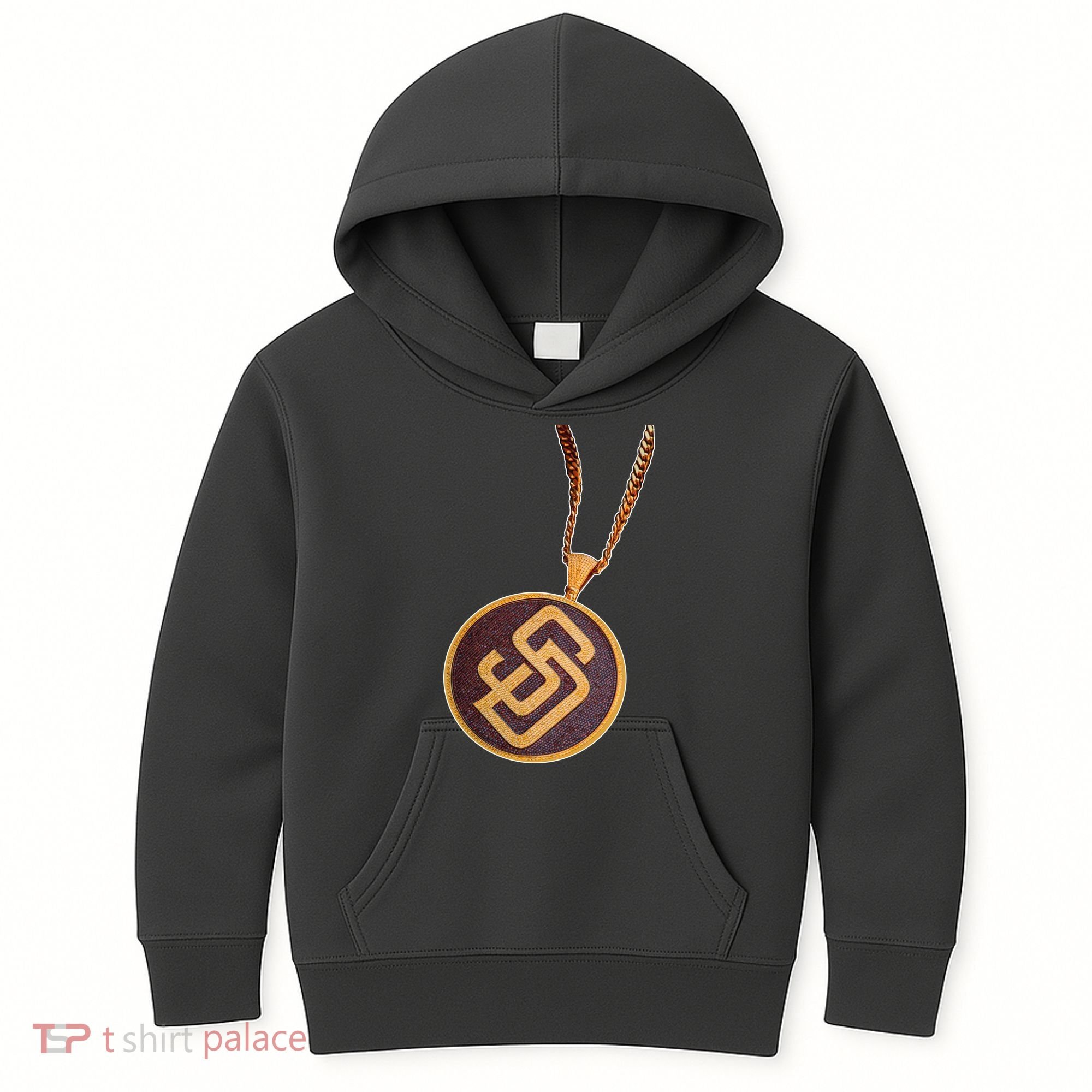 Swag Chain San Diego Baseball Home Run Kids Hoodie