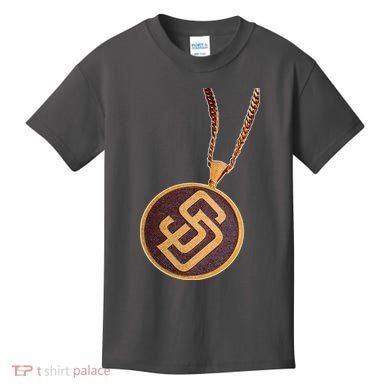 Swag Chain San Diego Baseball Home Run Kids T-Shirt