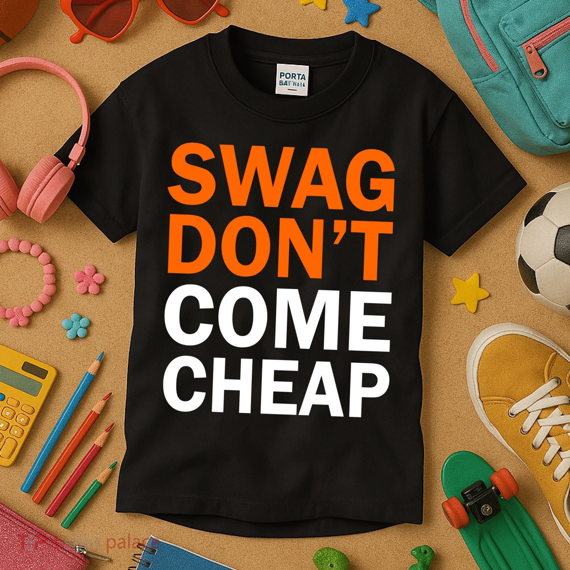 Swag Don't Come Cheap Kids T-Shirt