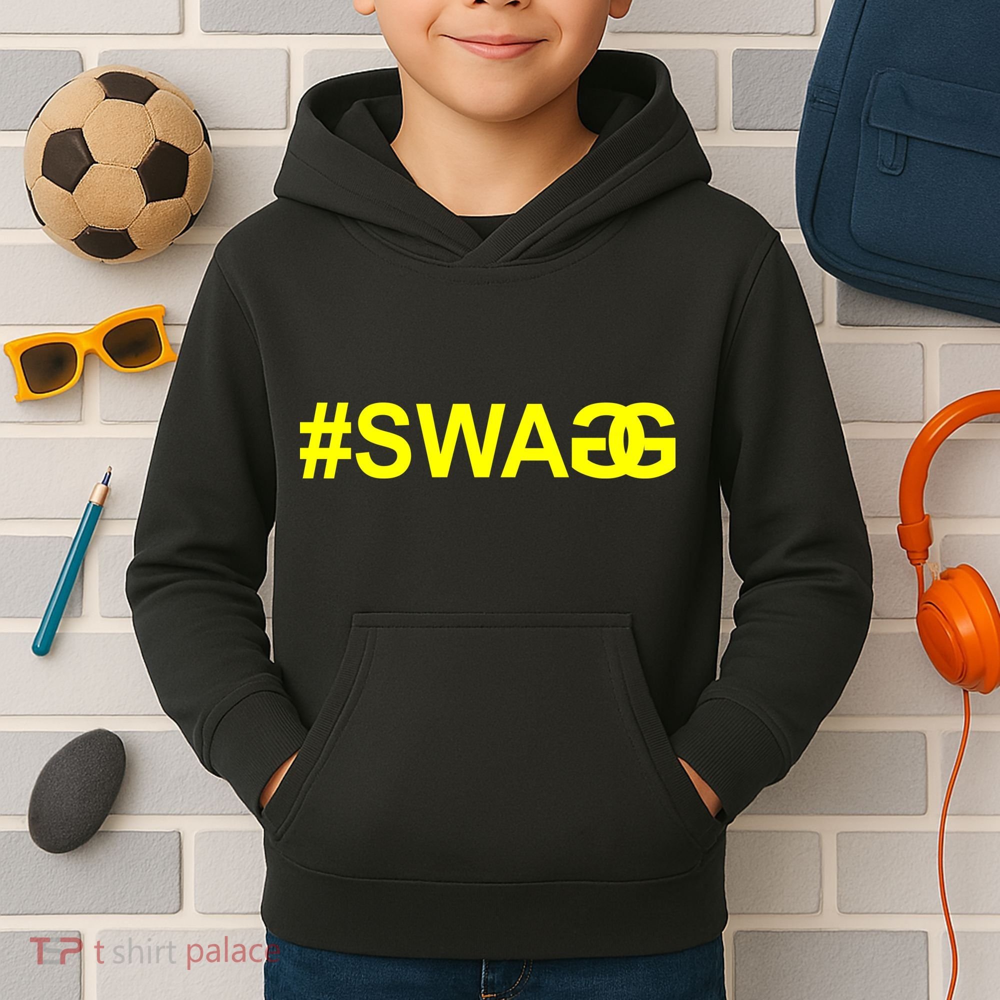 #Swag Logo Kids Hoodie