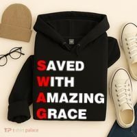 Swag Saved With Amazing Grace Hoodie thumb 4