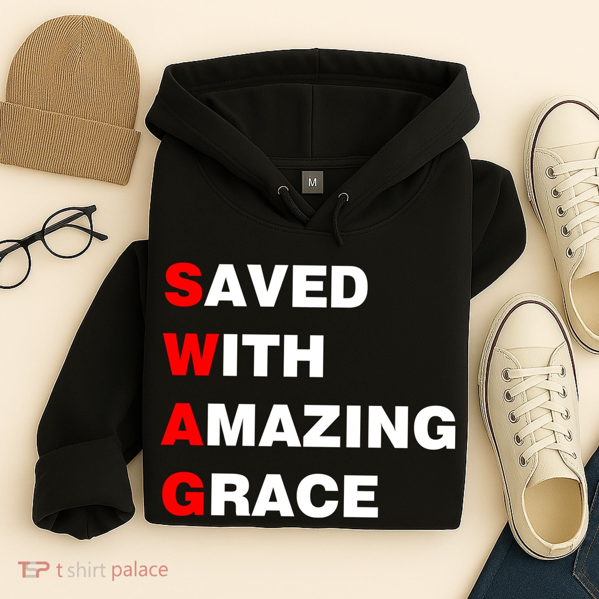 Swag Saved With Amazing Grace Hoodie