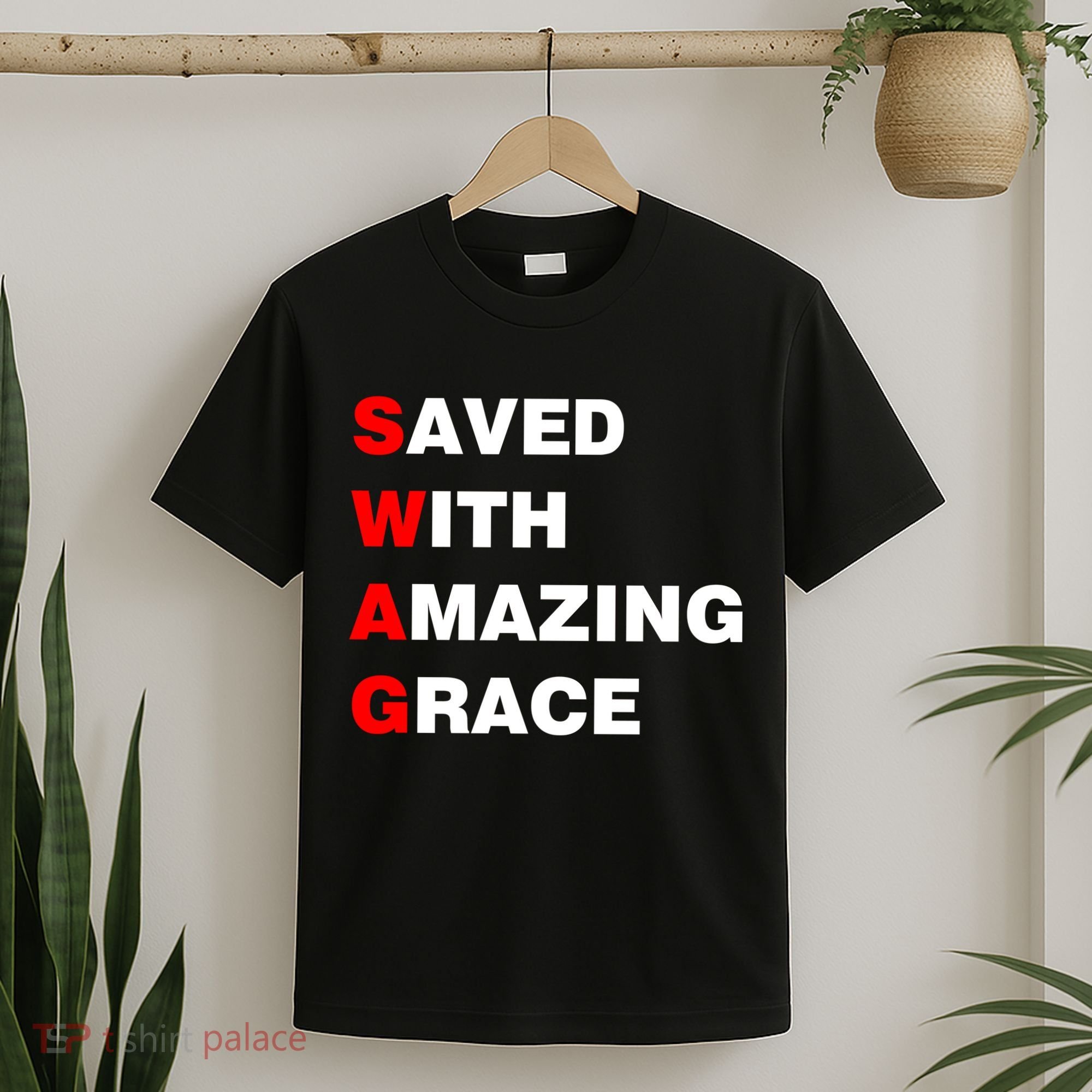 Swag Saved With Amazing Grace T-Shirt