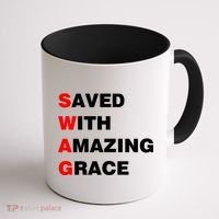 Swag Saved With Amazing Grace Coffee Mug thumb 1