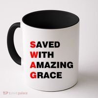 Swag Saved With Amazing Grace Coffee Mug thumb 0