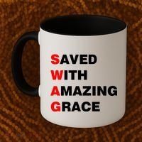 Swag Saved With Amazing Grace Coffee Mug thumb 2