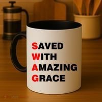 Swag Saved With Amazing Grace Coffee Mug thumb 4
