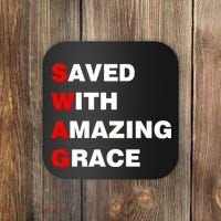 Swag Saved With Amazing Grace Coaster thumb 0