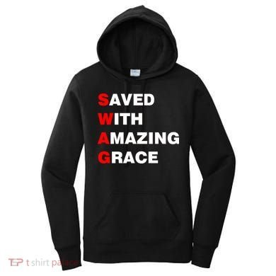 Swag Saved With Amazing Grace Women's Hoodie