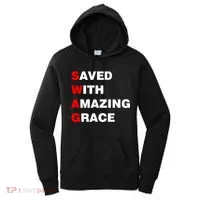 Swag Saved With Amazing Grace Women's Hoodie thumb 0