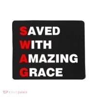 Swag Saved With Amazing Grace Mousepad thumb 0